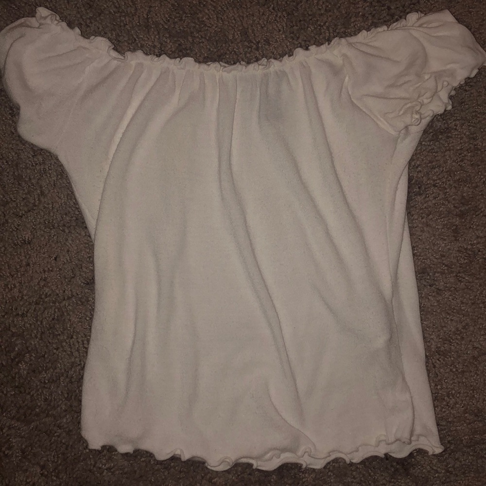 White Off Shoulder Top